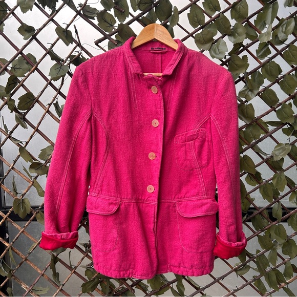 Vintage Jil Sander hibiscus pink jacket - Picture 3 of 10